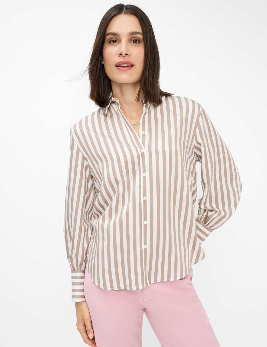 eurex by brax Women's fashion Blouses Style VIC Light Brown