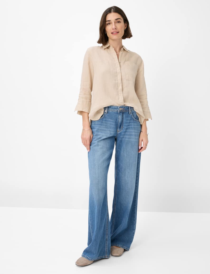 Eurex By Brax Women's Fashion Blouses Style VICKI Beige ➜ - Buy At Brax