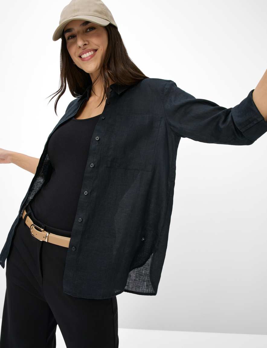 Eurex By Brax Women's Fashion Blouses Style VICKI Black ➜ - Buy At Brax