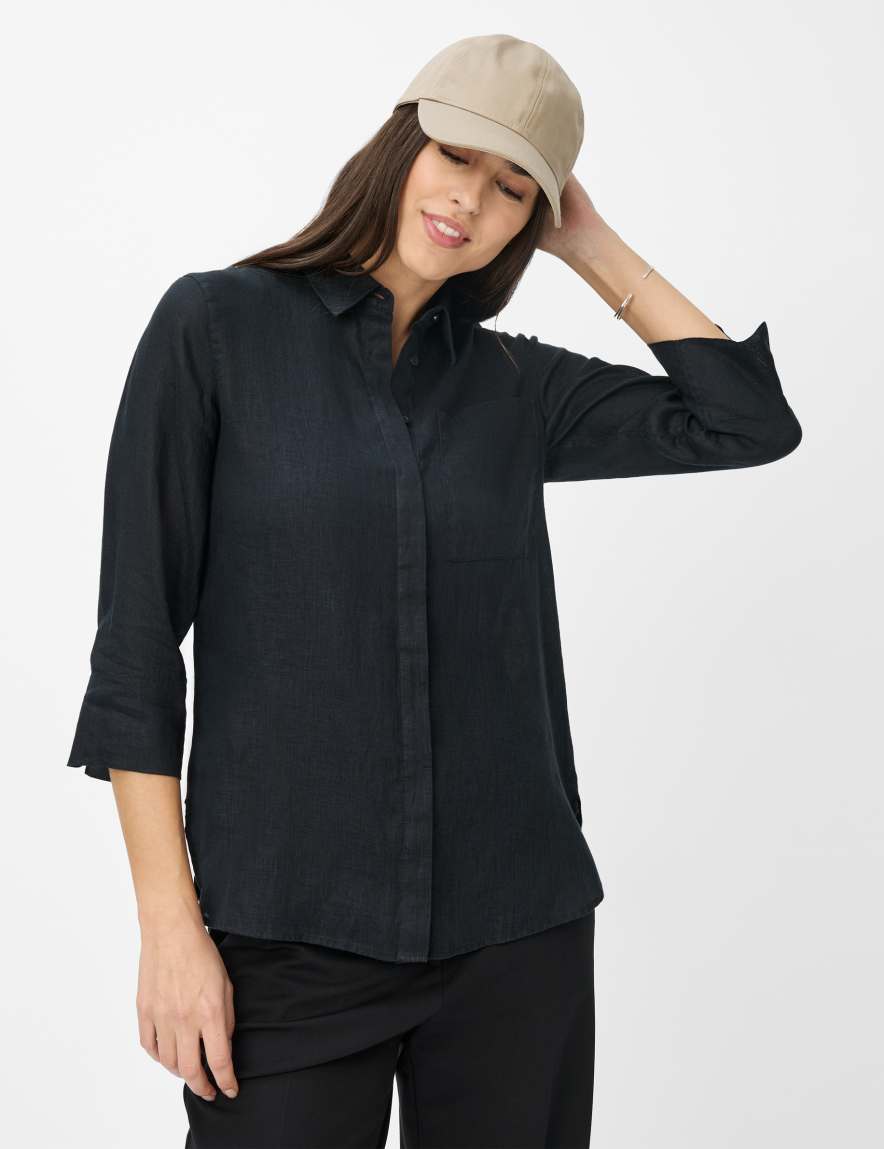 eurex by brax Women's fashion Blouses Style VICKI Black ➜ - buy at Brax