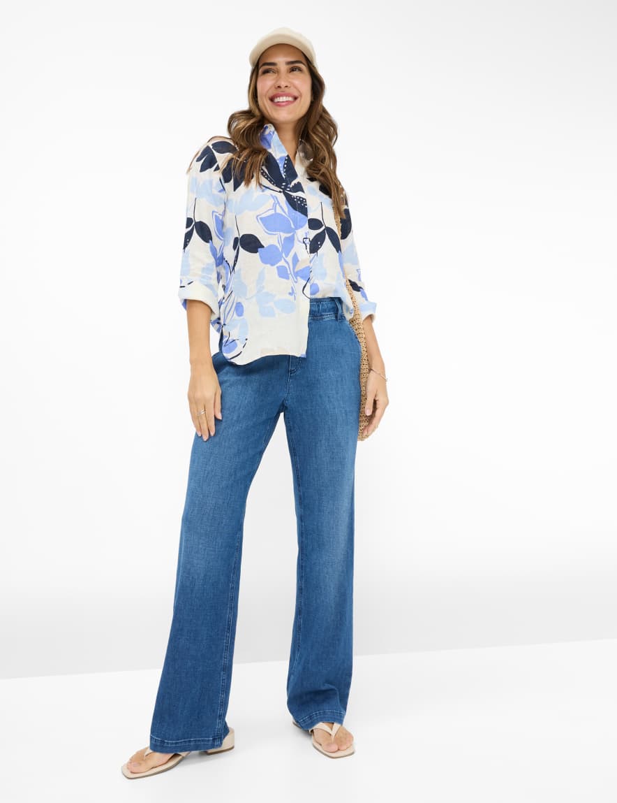 Eurex By Brax Women's Fashion Blouses Style VICKI Blue ➜ - Buy At Brax