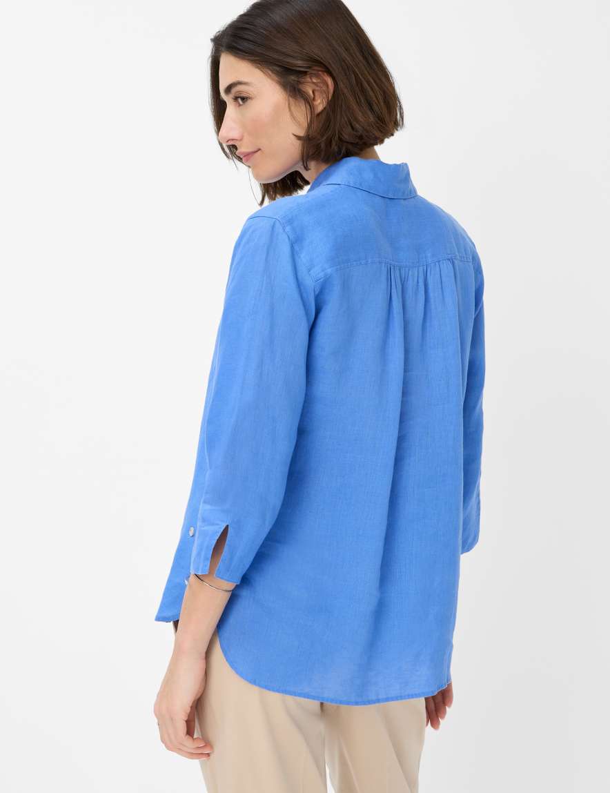 Eurex By Brax Women's Fashion Blouses Style VICKI Blue ➜ - Buy At Brax