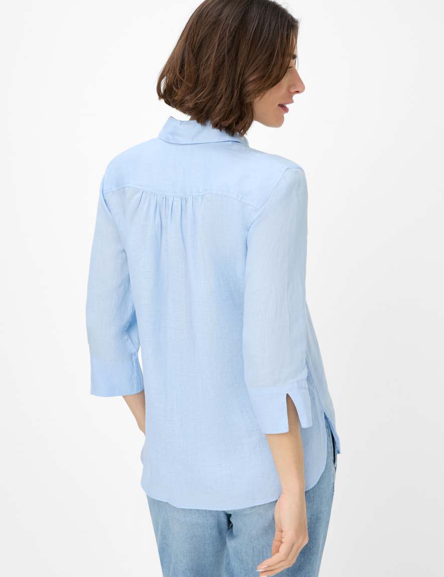 Eurex By Brax Women's Fashion Blouses Style VICKI Light Blue