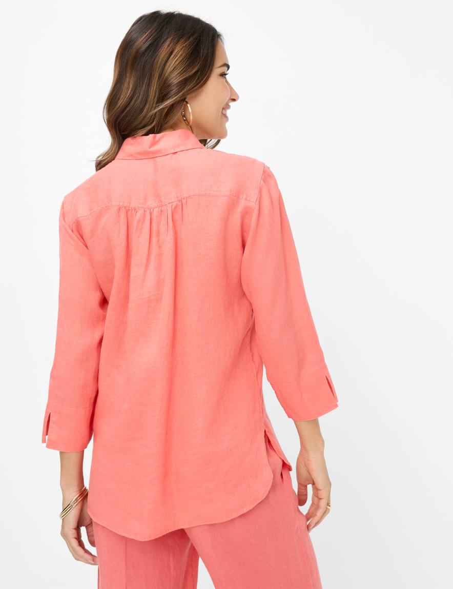 Eurex By Brax Women's Fashion Blouses Style VICKI Light Red