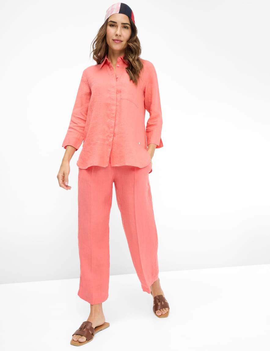 Eurex By Brax Women's Fashion Blouses Style VICKI Light Red