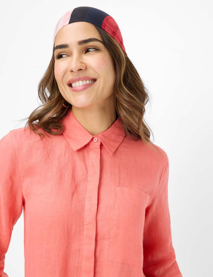 Eurex By Brax Women's Fashion Blouses Style VICKI Light Red