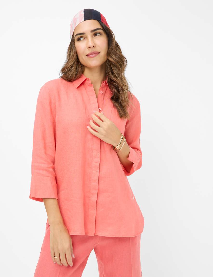 eurex by brax Women's fashion Blouses Style VICKI Light Red