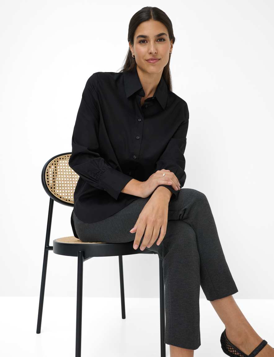 Eurex By Brax Women's Fashion Blouses Style VIKI Black ➜ - Buy At Brax