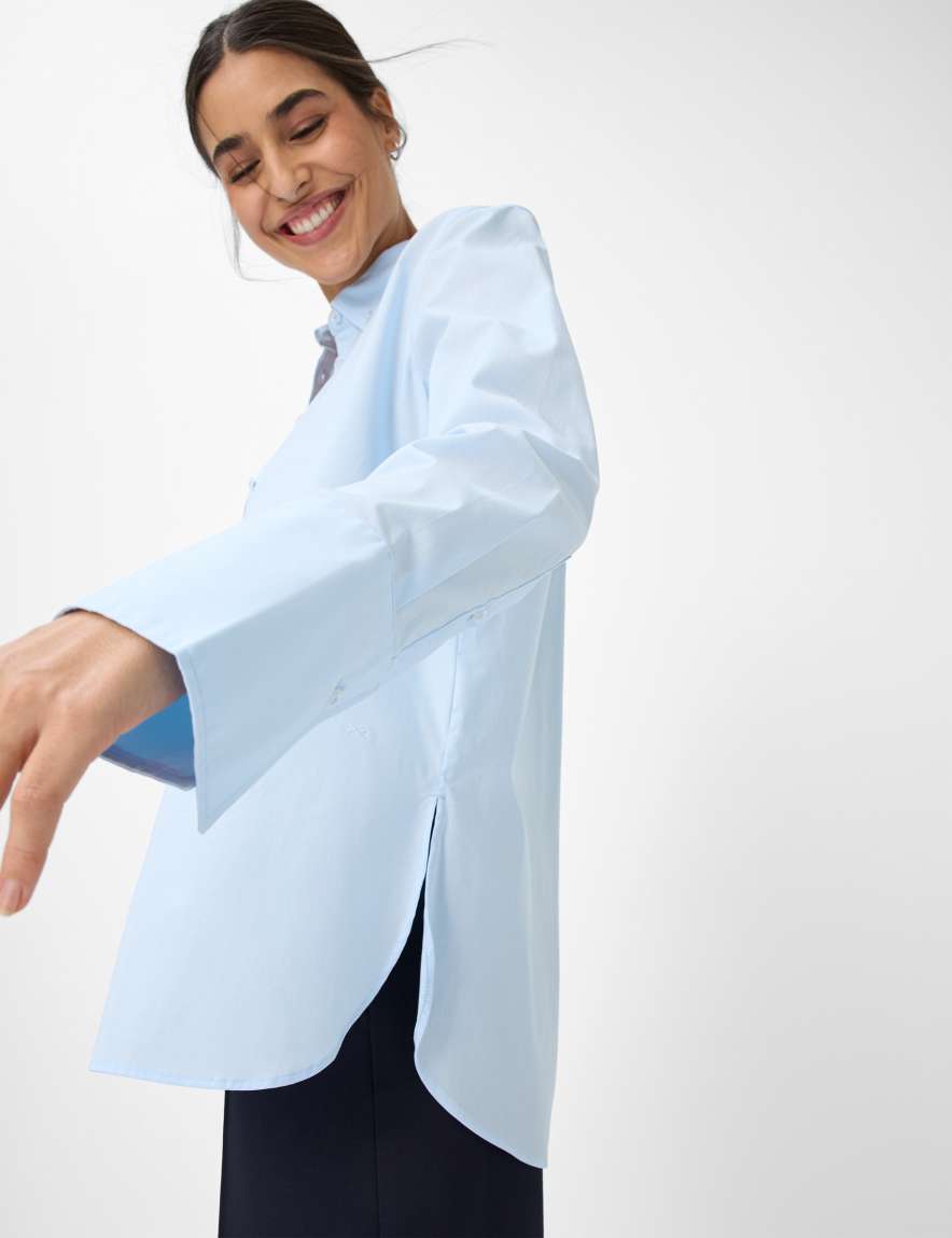 Eurex By Brax Women's Fashion Blouses Style VIKI Light Blue