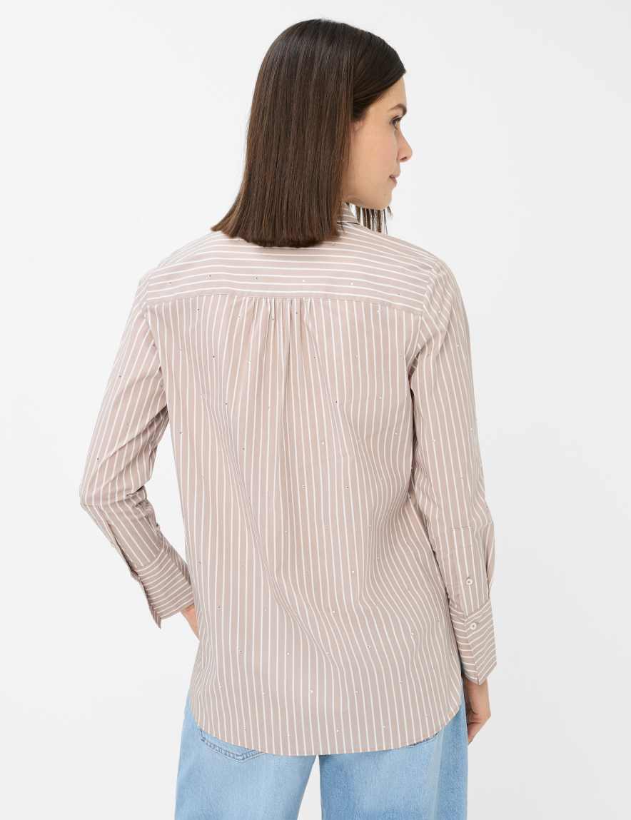Eurex By Brax Women's Fashion Blouses Style VIKI Light Brown