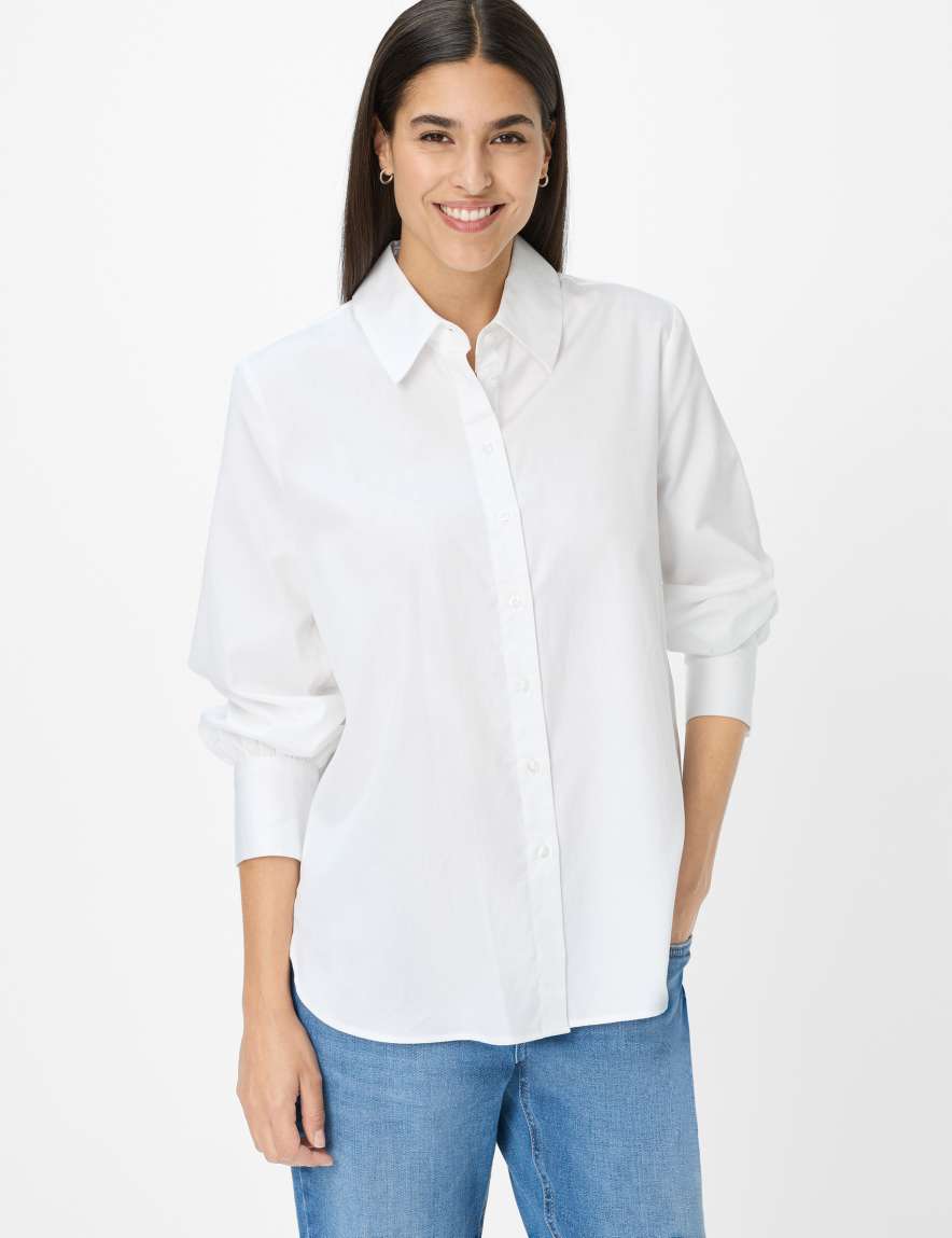 eurex by brax Women's fashion Blouses Style VIKI White ➜ - buy at Brax