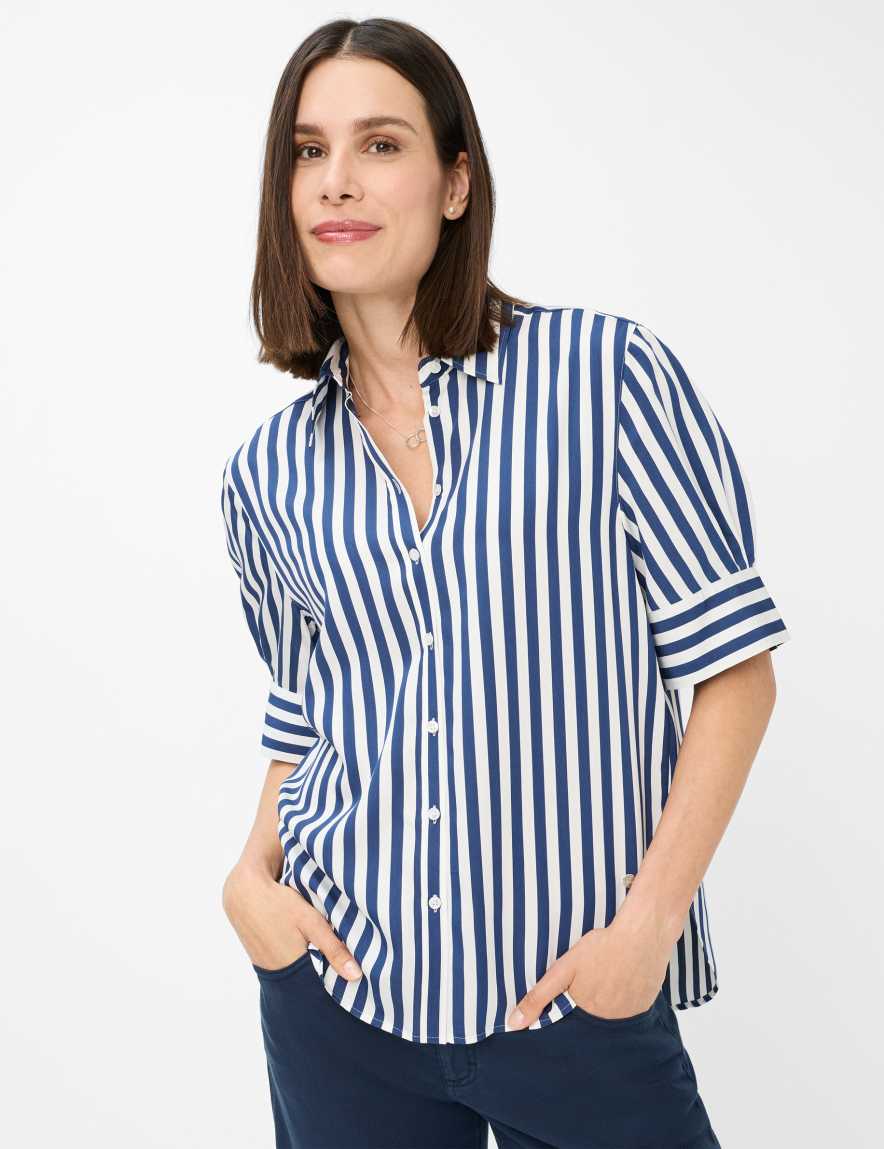 eurex by brax Women's fashion Blouses Style VILLY Dark Blue