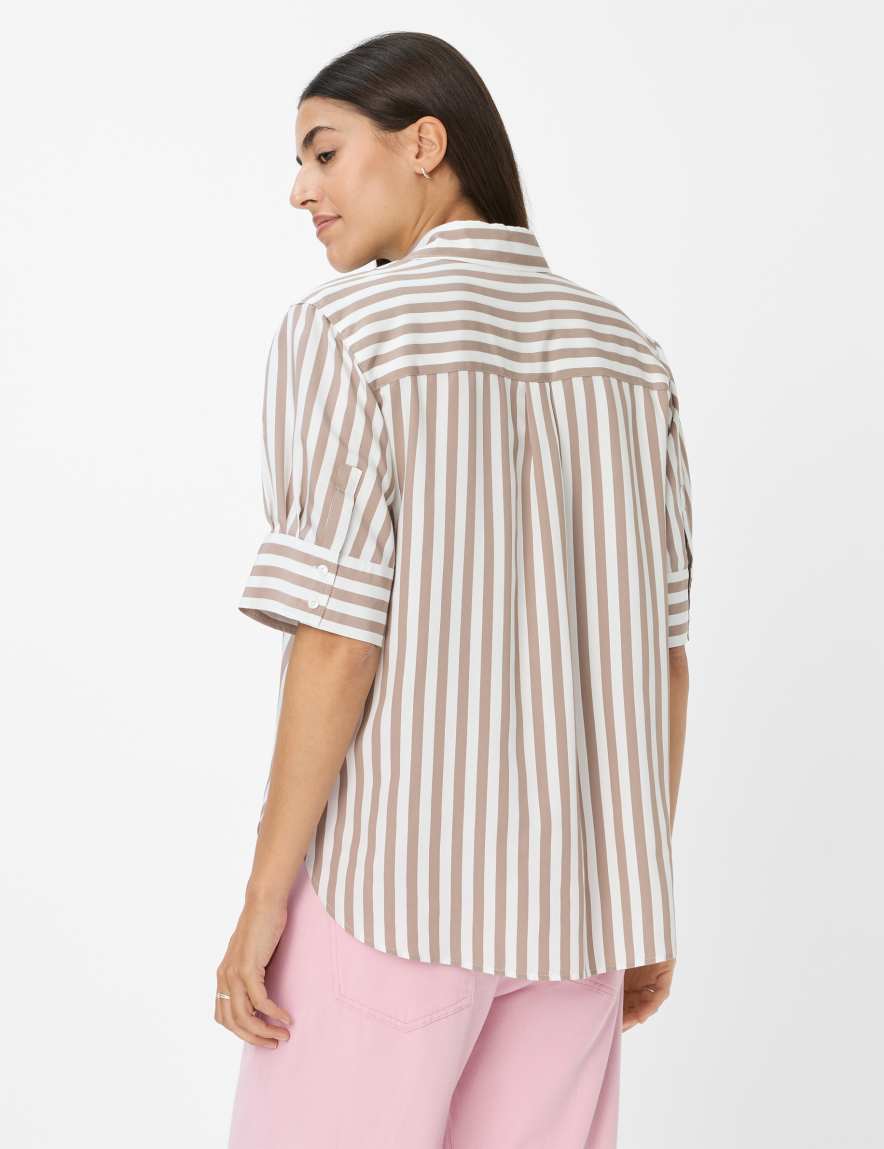 Eurex By Brax Women's Fashion Blouses Style VILLY Light Brown