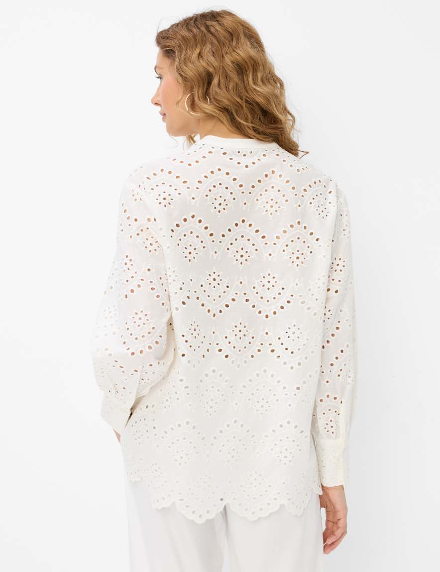 Eurex By Brax Women's Fashion Blouses Style VIV Cream White