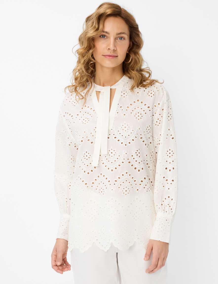 eurex by brax Women's fashion Blouses Style VIV Cream White