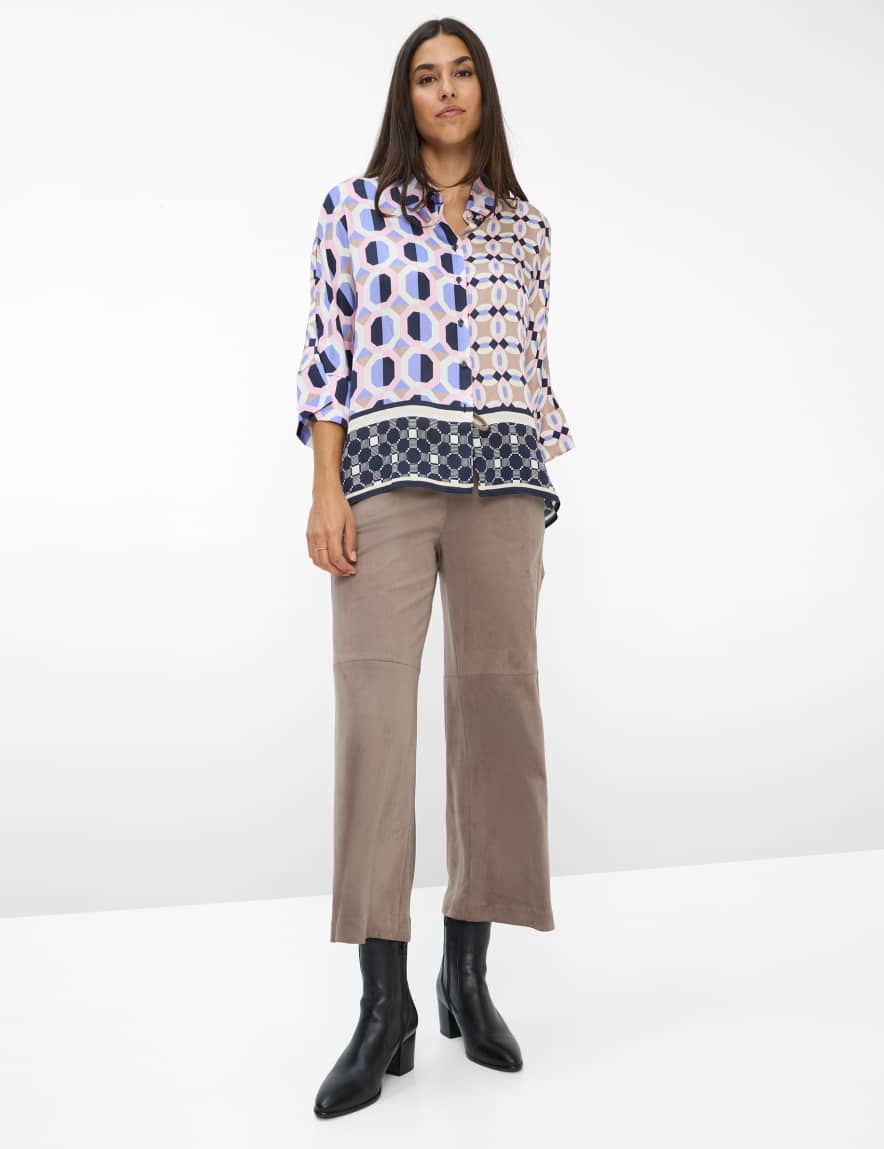 Eurex By Brax Women's Fashion Blouses Style VIV PATCH Dark Blue