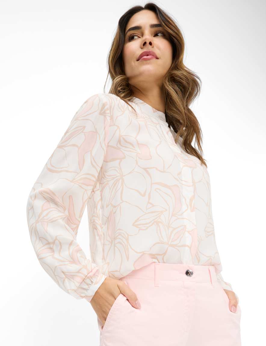 Eurex By Brax Women's Fashion Blouses Style VIVI Cream White