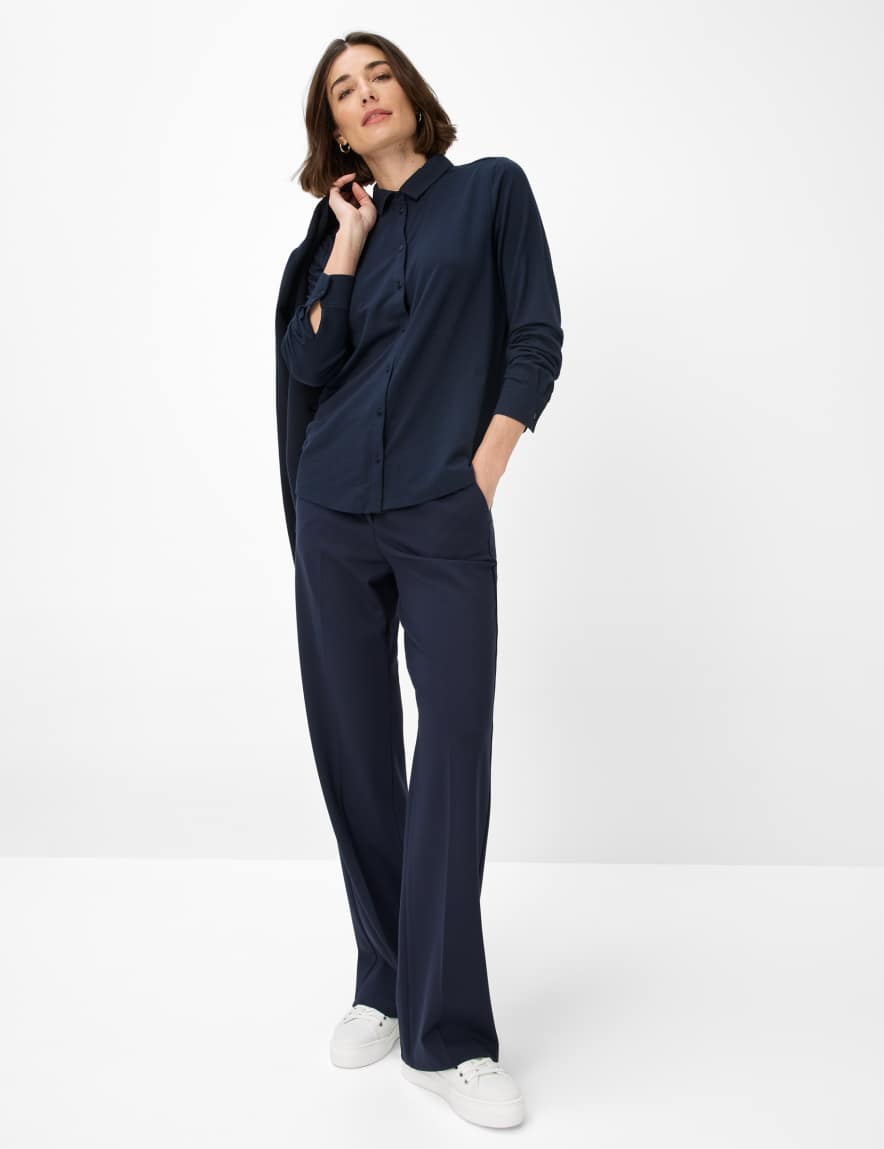 Eurex By Brax Women's Fashion Blouses | T-shirts Style CELINA Dark Blue