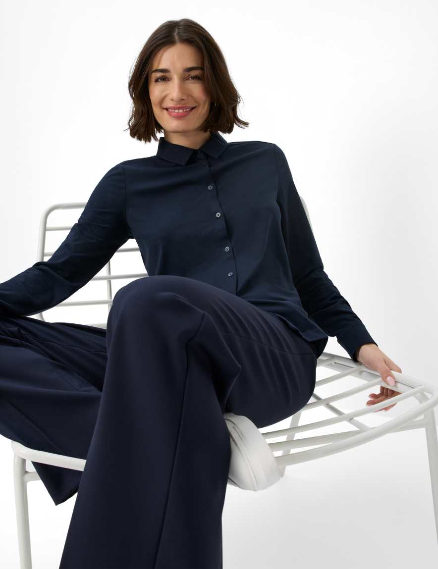 Eurex By Brax Women's Fashion Blouses | T-shirts Style CELINA Dark Blue