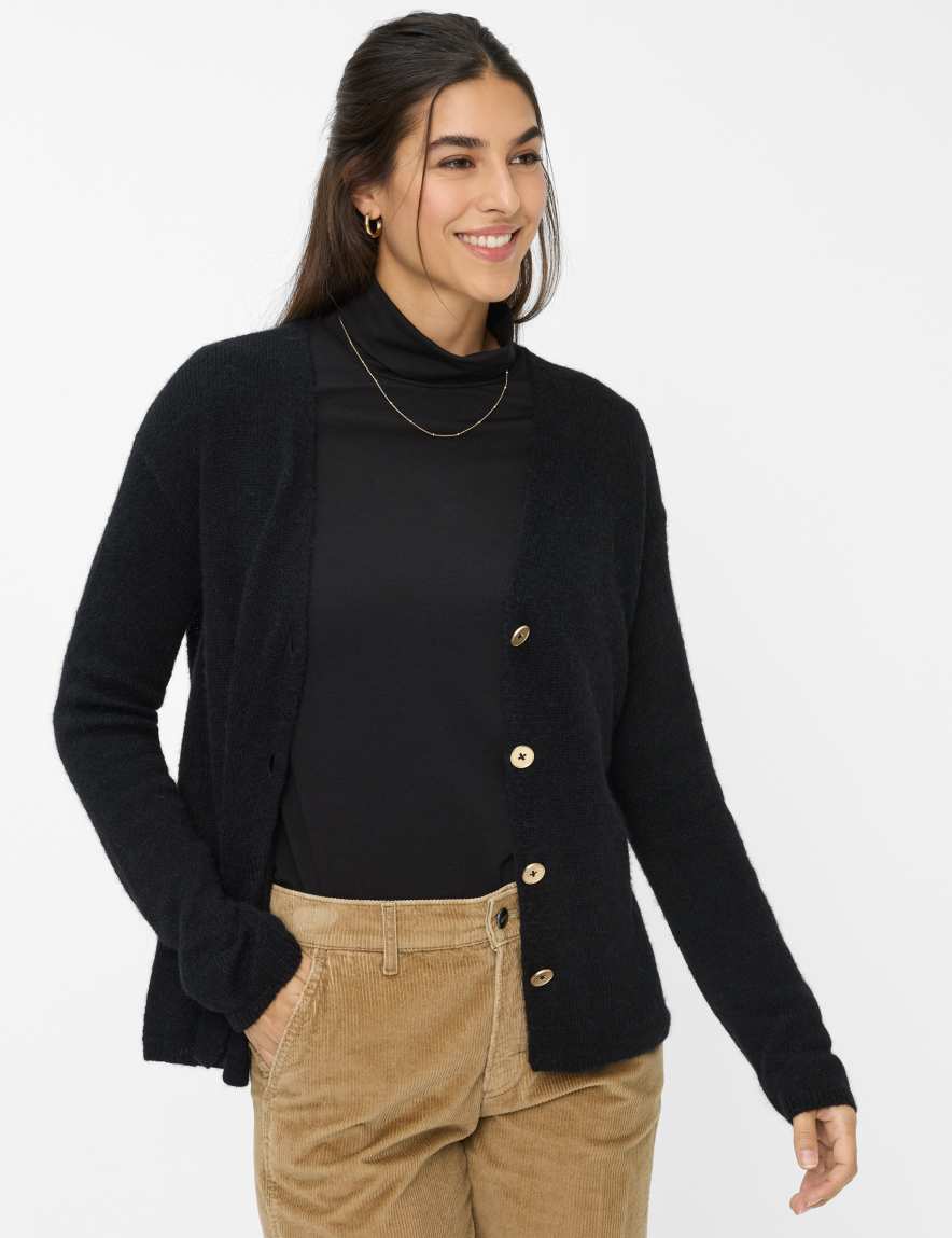 eurex by brax Women's fashion Cardigans Style ALICIA Black