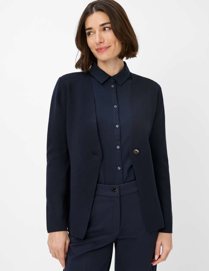 eurex by brax Women's fashion Cardigans Style AMANDA Dark Blue