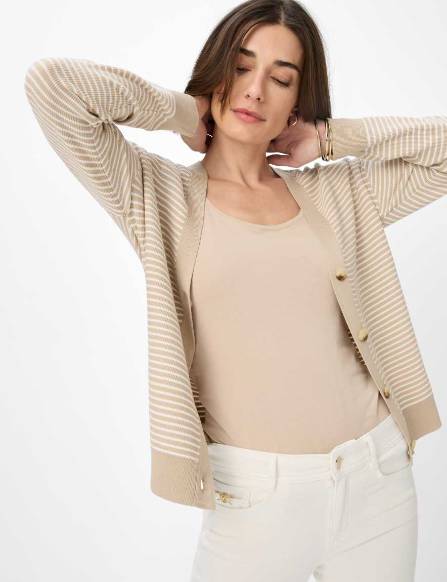 Eurex By Brax Women's Fashion Cardigans Style ANIQUE Beige