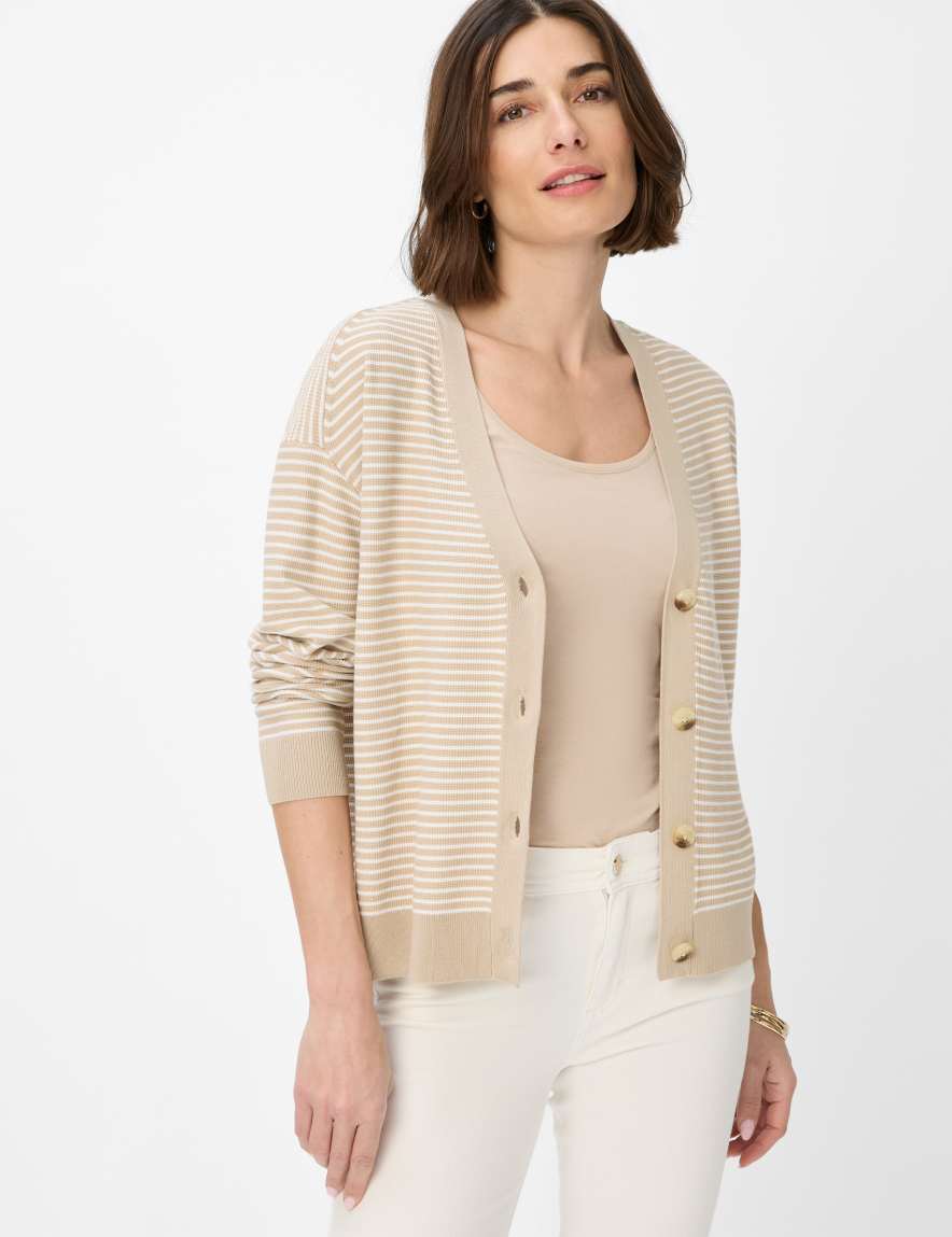 eurex by brax Women's fashion Cardigans Style ANIQUE Beige