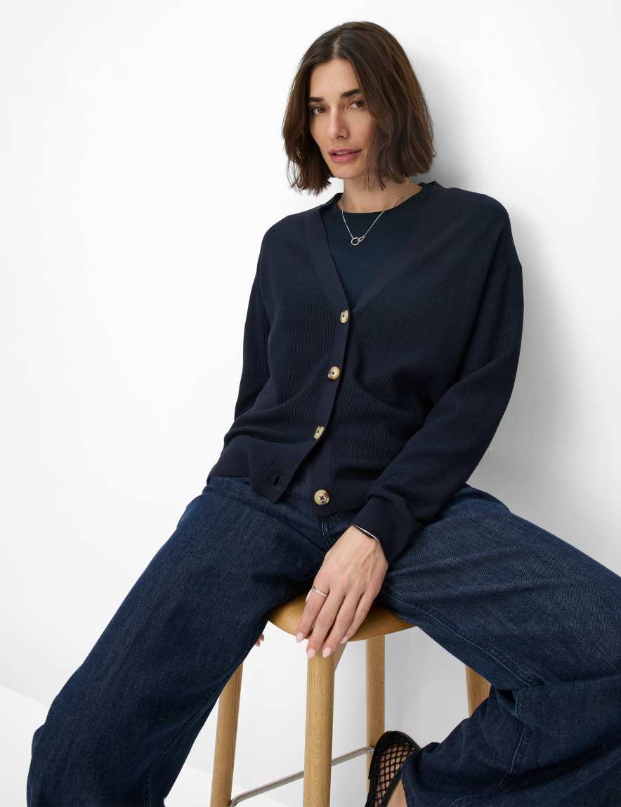 Eurex By Brax Women's Fashion Cardigans Style ANIQUE Dark Blue