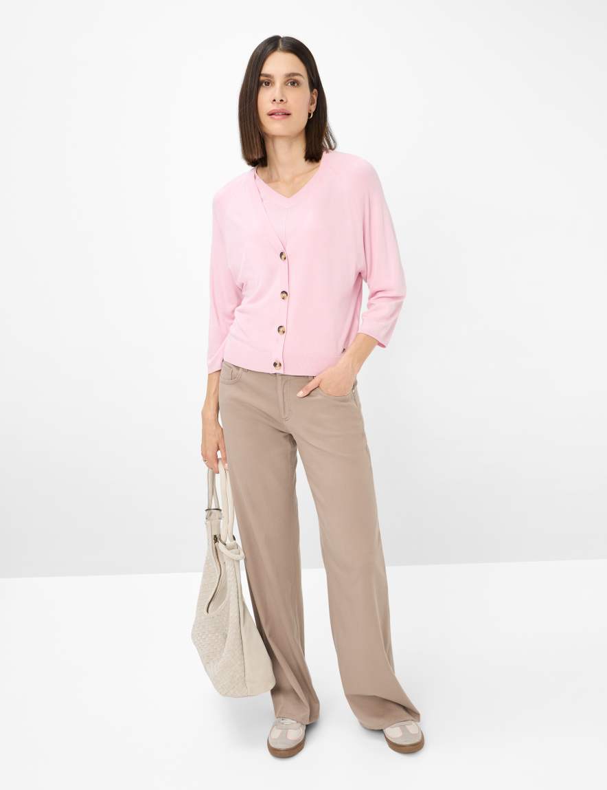 Eurex By Brax Women's Fashion Cardigans Style ANIQUE Rose ➜ - Buy At Brax
