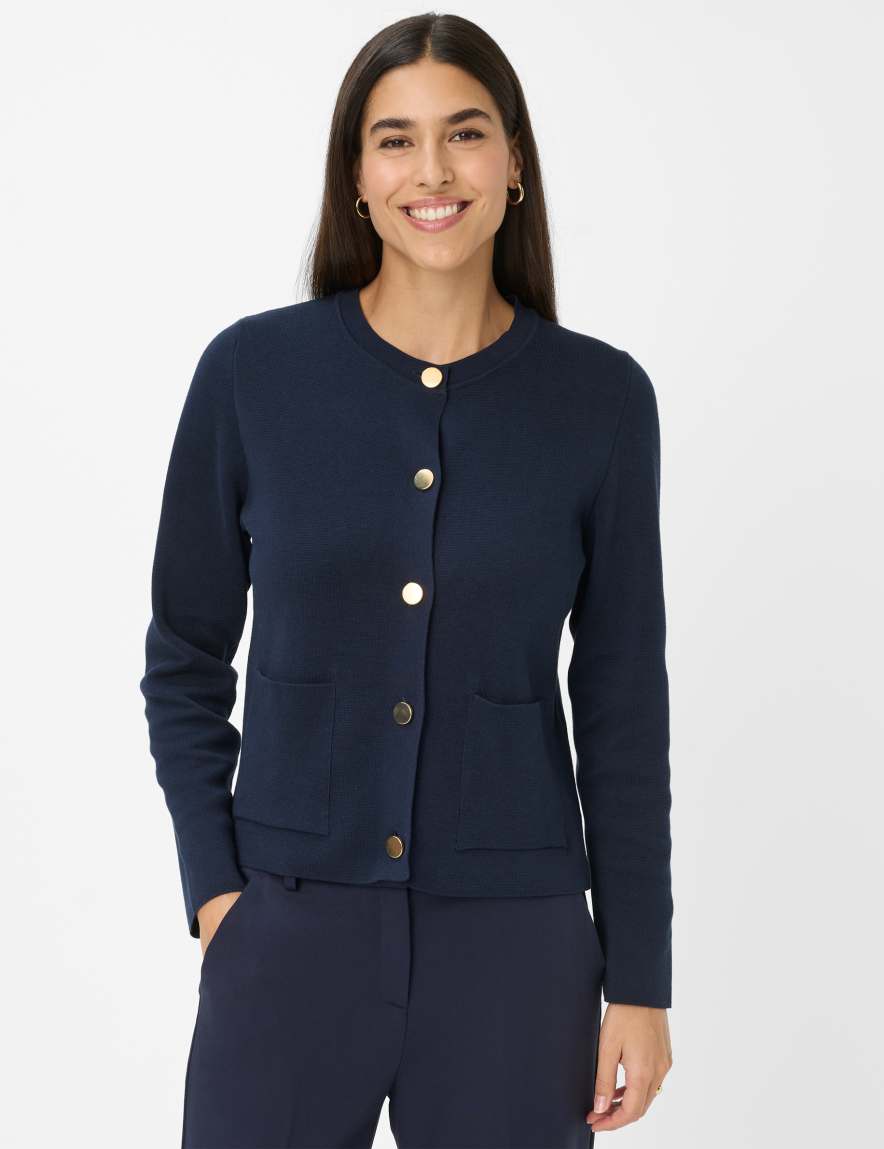 eurex by brax Women's fashion Cardigans Style ANN Dark Blue