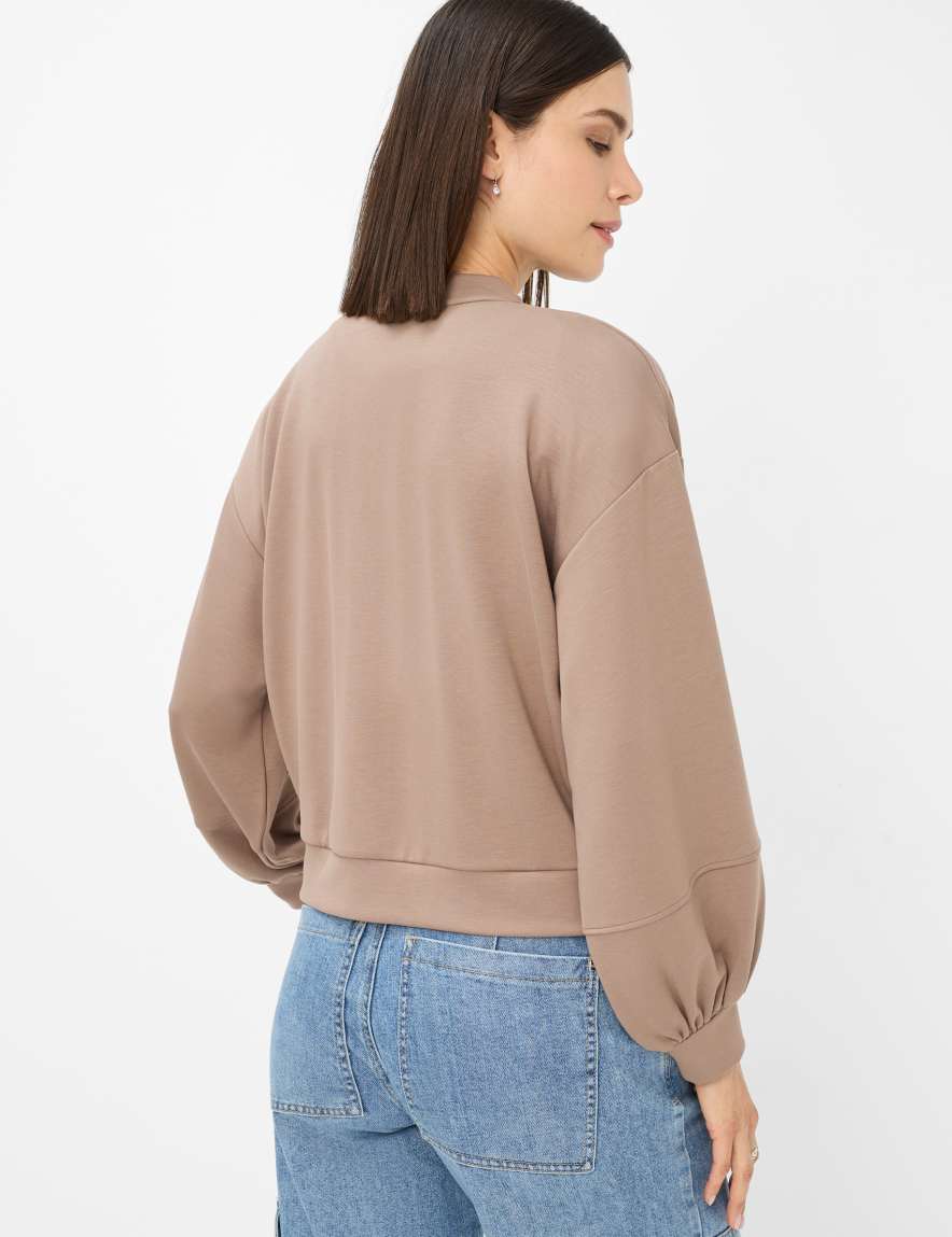 Eurex By Brax Women's Fashion Cardigans | Sweat Style BECKY Light Brown