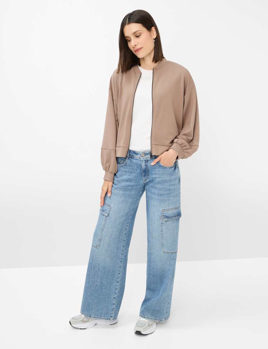 Eurex By Brax Women's Fashion Cardigans | Sweat Style BECKY Light Brown