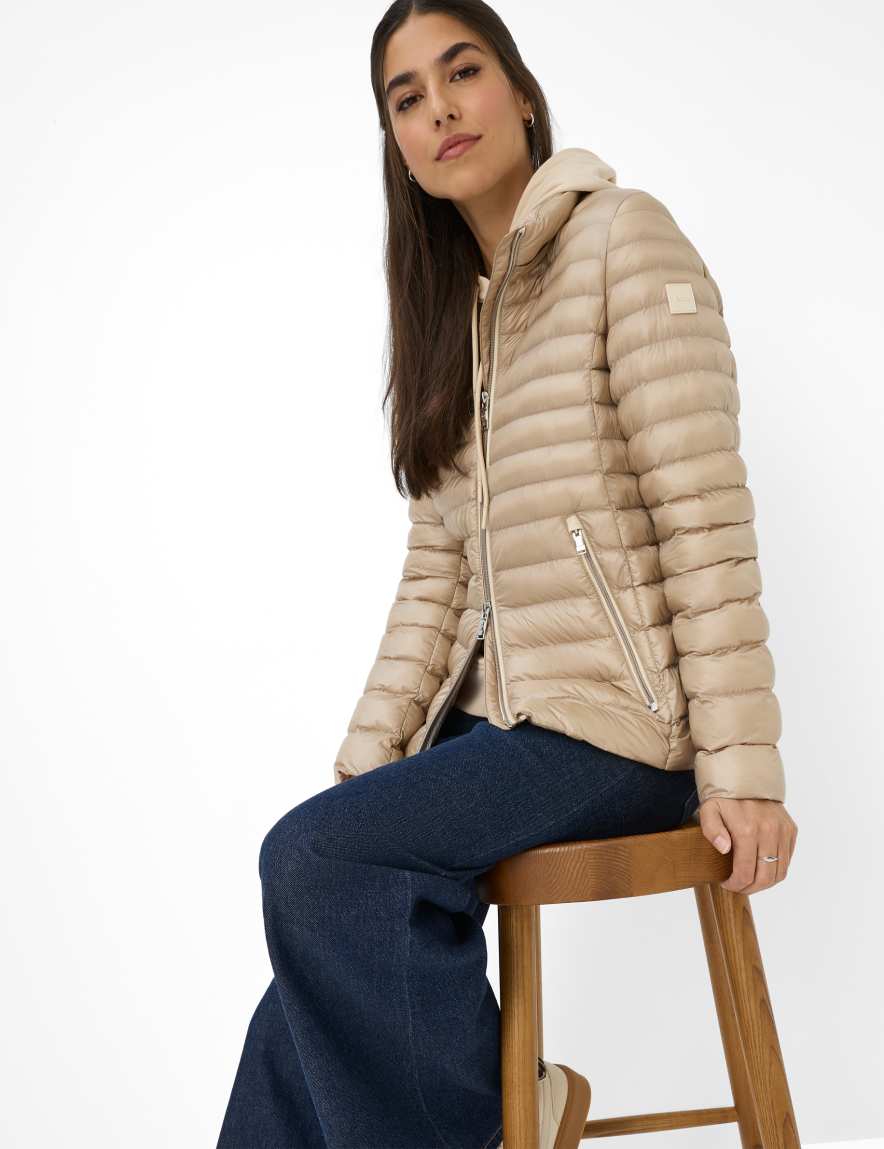 Eurex By Brax Women's Fashion Jackets Style BERN Beige ➜ - Buy At Brax