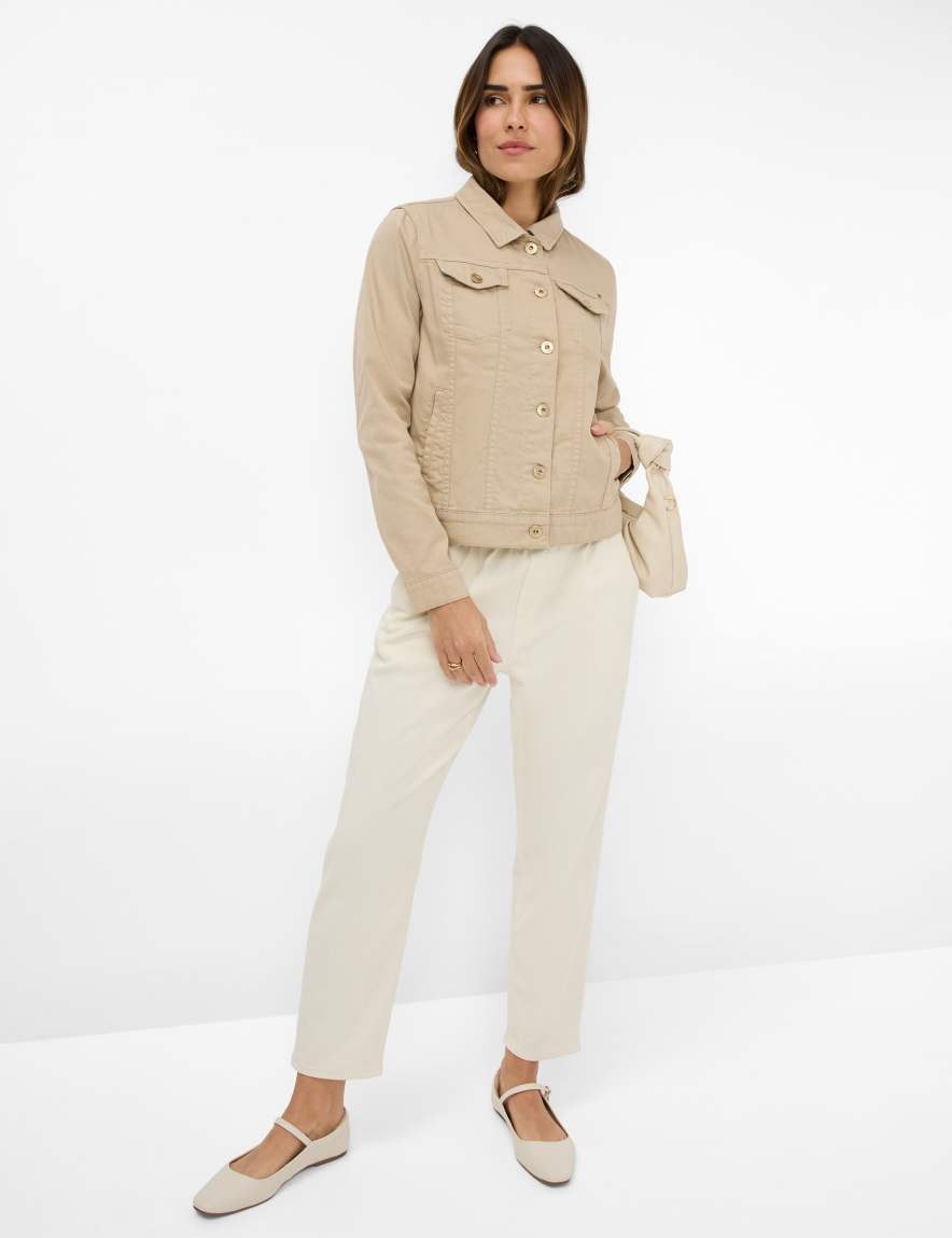 Eurex By Brax Women's Fashion Jackets Style MIAMI Denim Beige