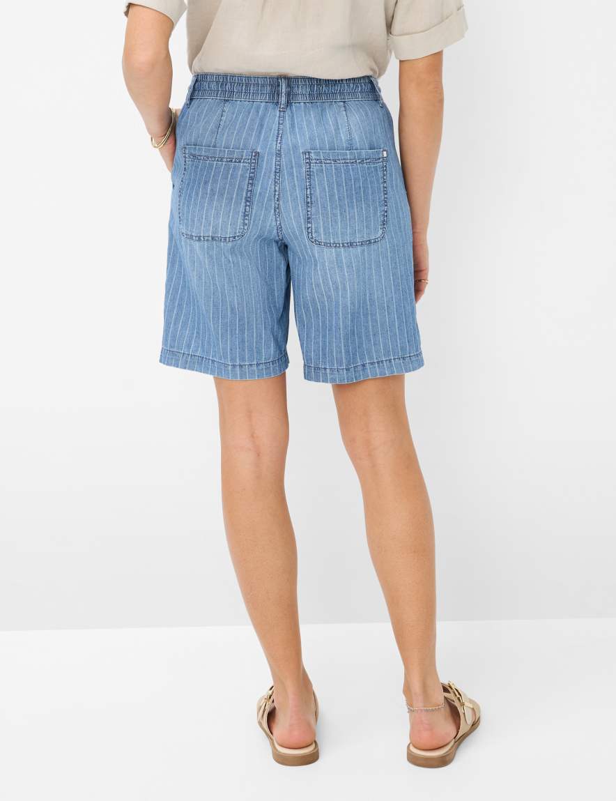 Eurex By Brax Women's Fashion Jeans | Bermudas Style MAINE B Wide Leg