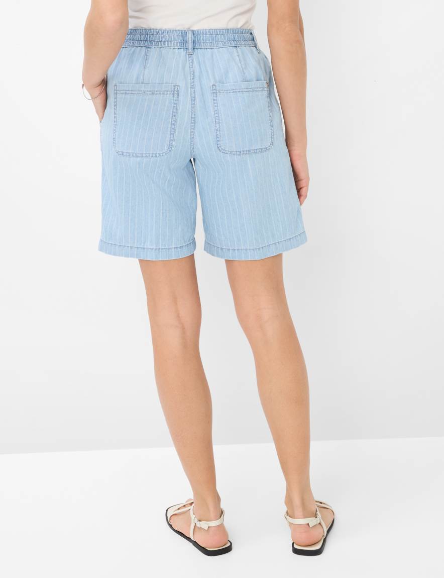 Eurex By Brax Women's Fashion Jeans | Bermudas Style MAINE B Wide Leg