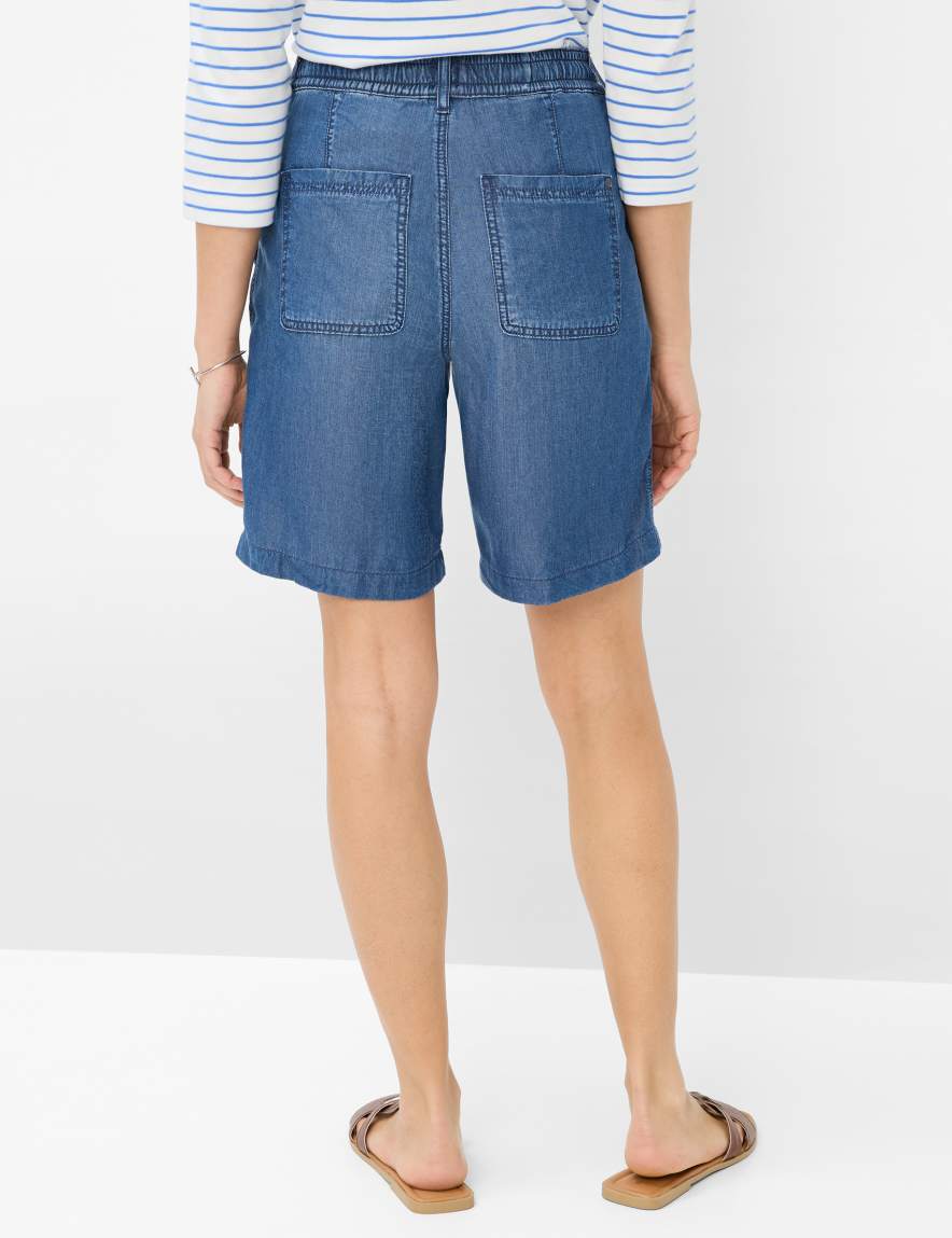 Eurex By Brax Women's Fashion Jeans | Bermudas Style MAINE B Wide Leg