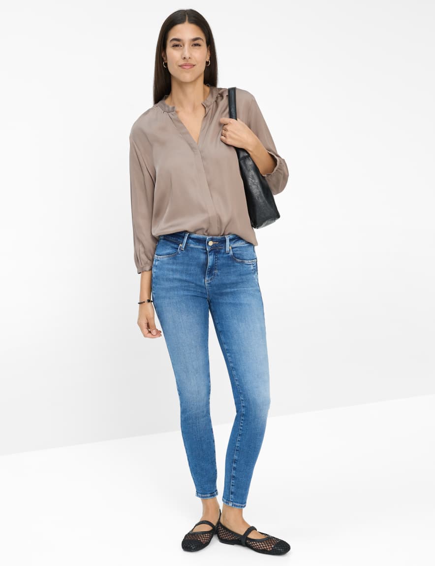 Eurex By Brax Women's Fashion Jeans Style ANA Denim Blue Skinny Fit