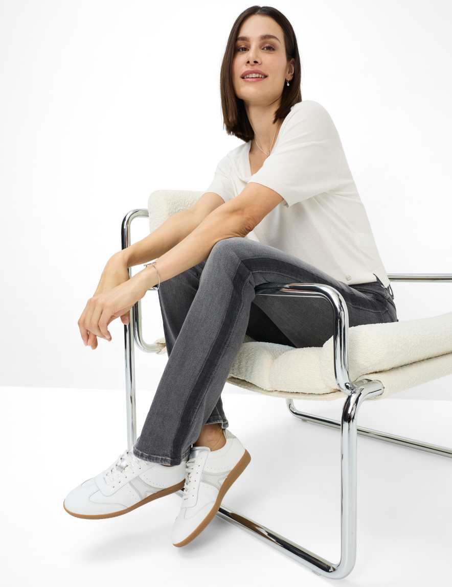 Eurex By Brax Women's Fashion Jeans Style ANA Denim Light Gray Skinny Fit