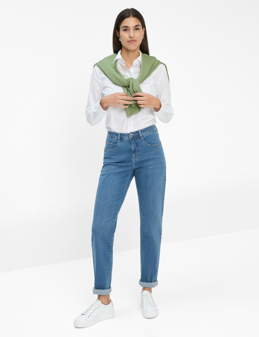 Eurex By Brax Women's Fashion Jeans Style CAROLA Denim Blue Feminine Fit