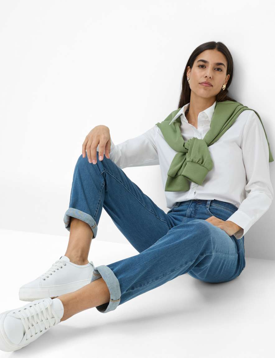 Eurex By Brax Women's Fashion Jeans Style CAROLA Denim Blue Feminine Fit