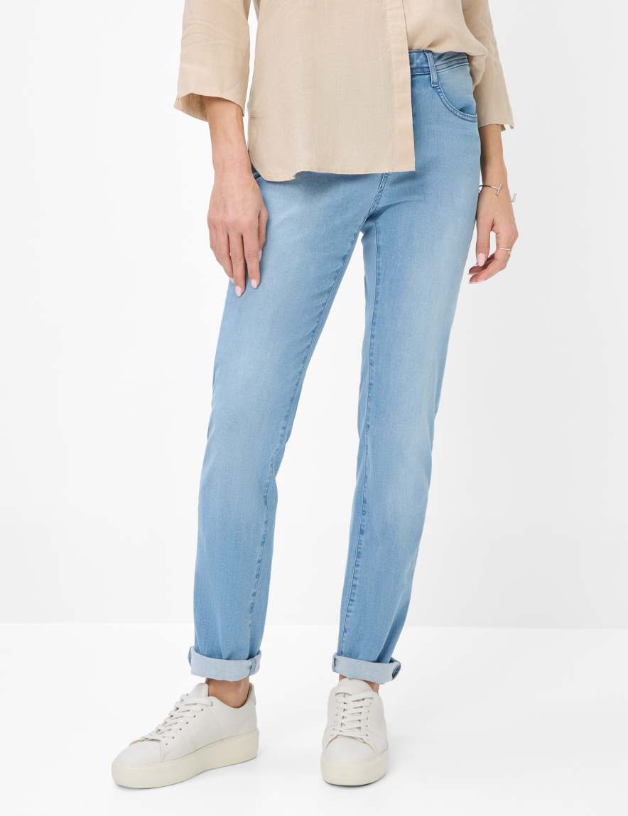 eurex by brax Women's fashion Jeans Style CAROLA Denim Blue Feminine Fit