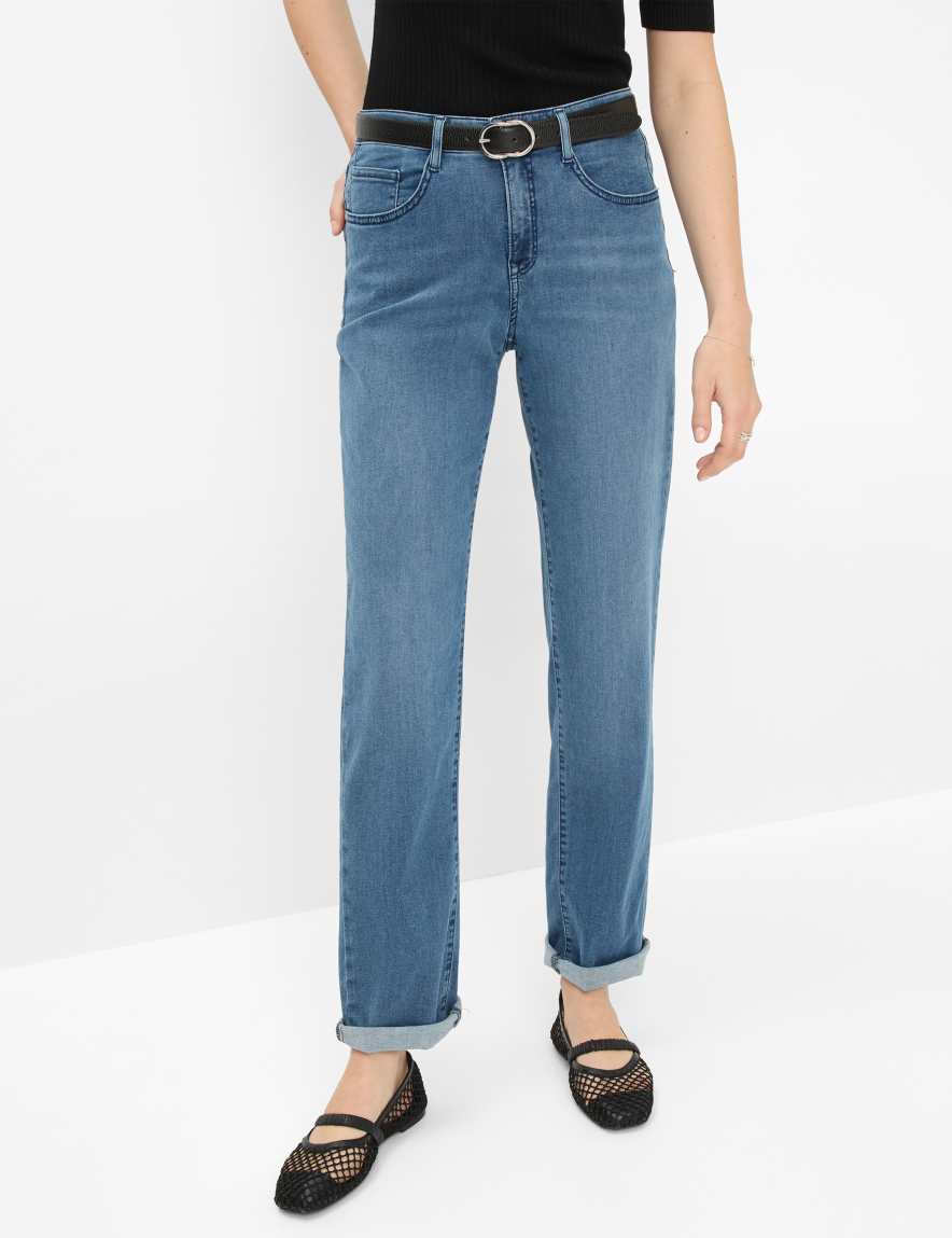 eurex by brax Women's fashion Jeans Style CAROLA Denim Blue Feminine Fit