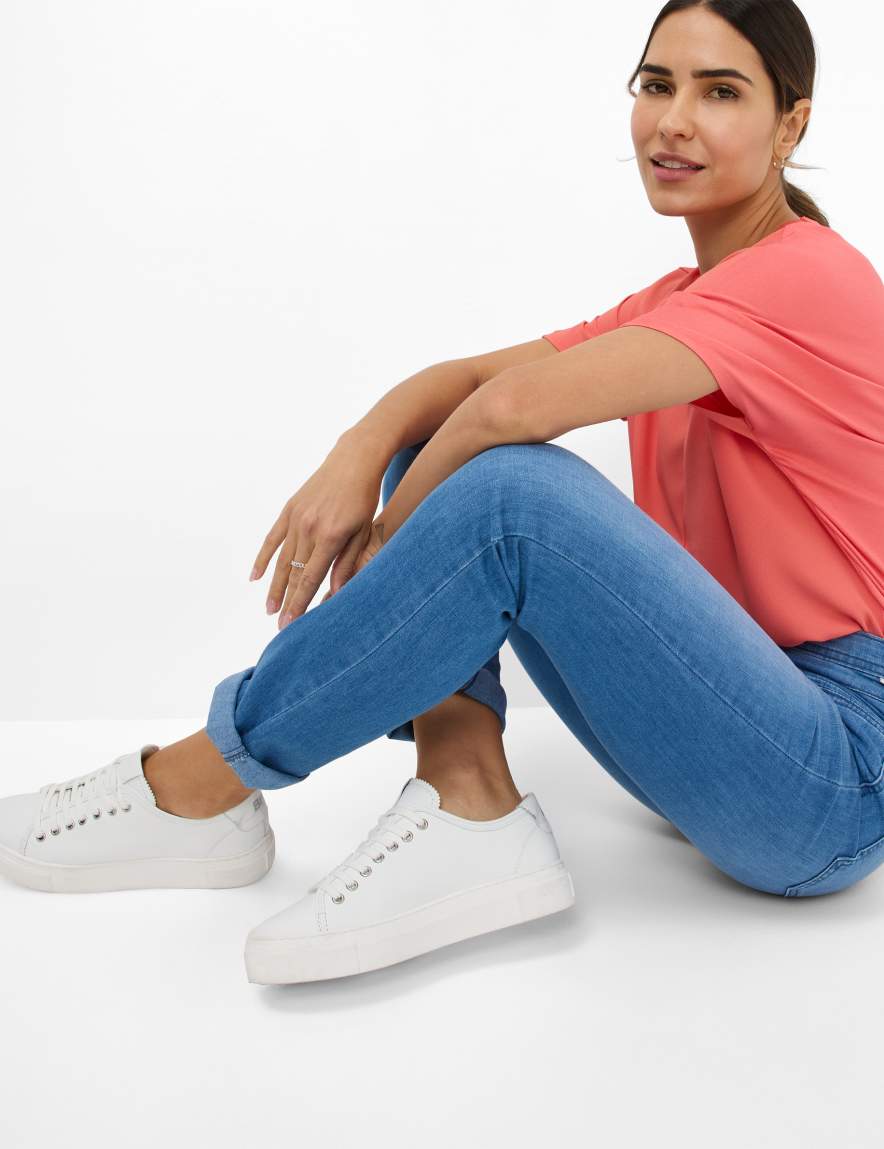 Eurex By Brax Women's Fashion Jeans Style CAROLA Denim Blue Feminine Fit