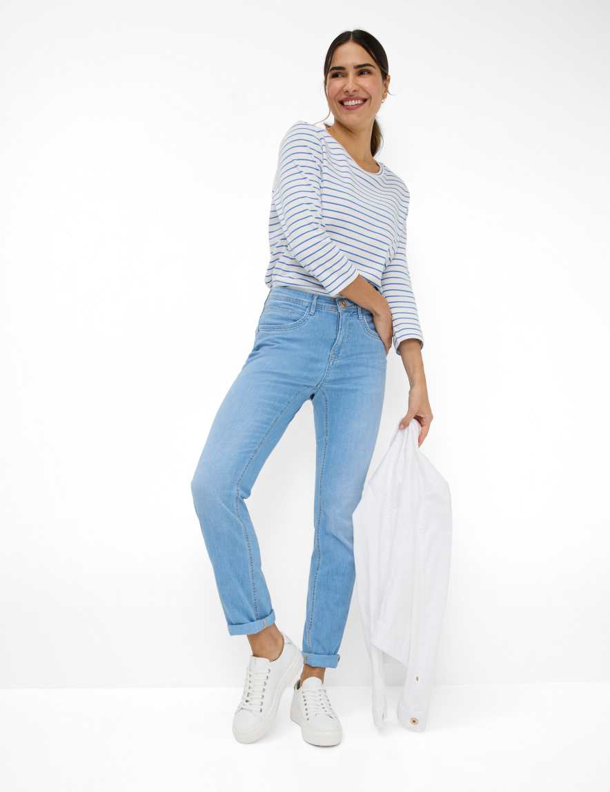 Eurex By Brax Women's Fashion Jeans Style CAROLA Denim Blue Feminine Fit