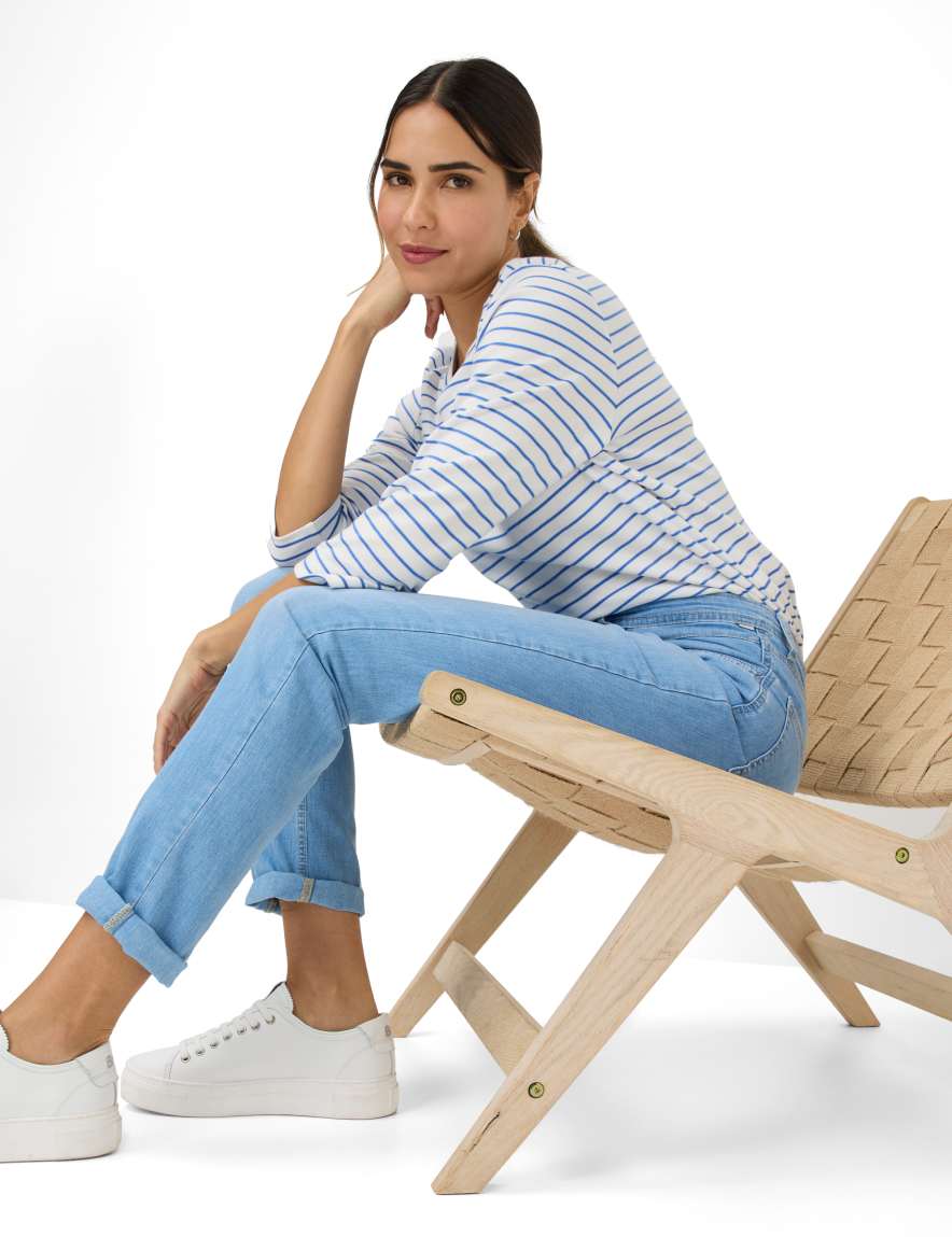 Eurex By Brax Women's Fashion Jeans Style CAROLA Denim Blue Feminine Fit