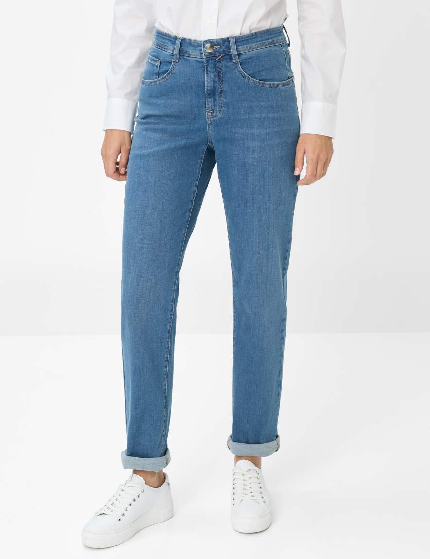 eurex by brax Women's fashion Jeans Style CAROLA Denim Blue Feminine Fit