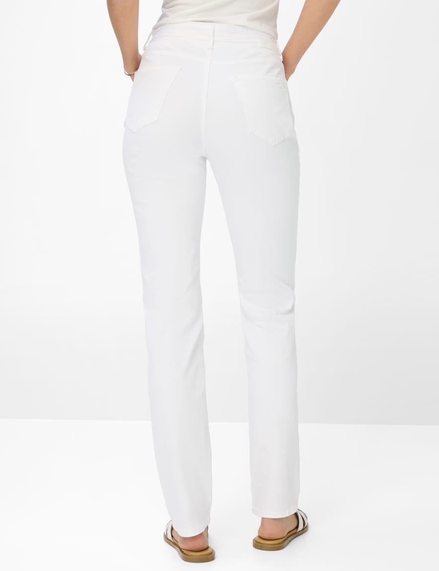 Eurex By Brax Women's Fashion Jeans Style CAROLA Denim White Feminine Fit