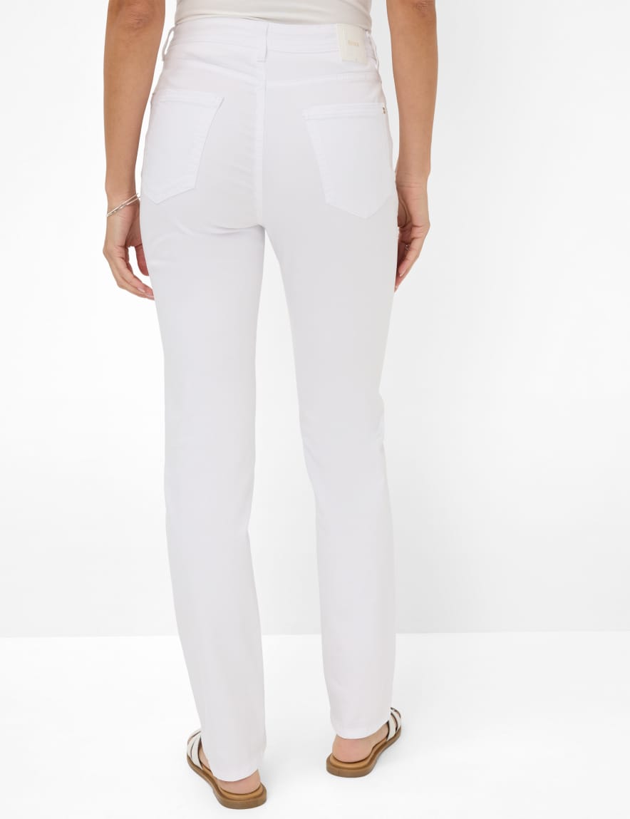 Eurex By Brax Women's Fashion Jeans Style CAROLA Denim White Feminine Fit