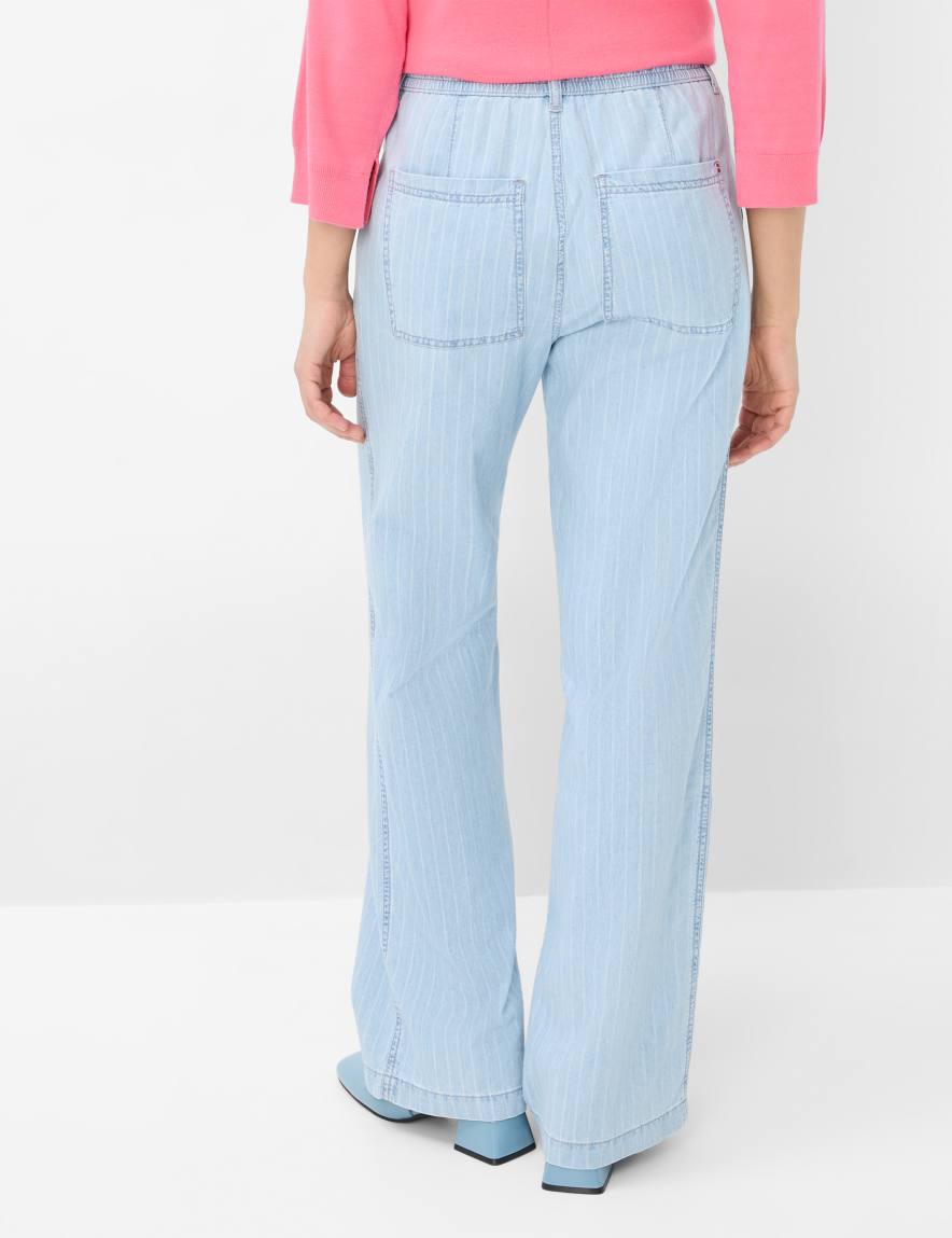 Eurex By Brax Women's Fashion Jeans Style MAINE Denim Blue Wide Leg